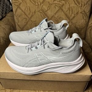 Asics Gel-Nimbus 26 Women's 9.5 Shoes Gray Running Walking Sneaker 1012B601 Nice